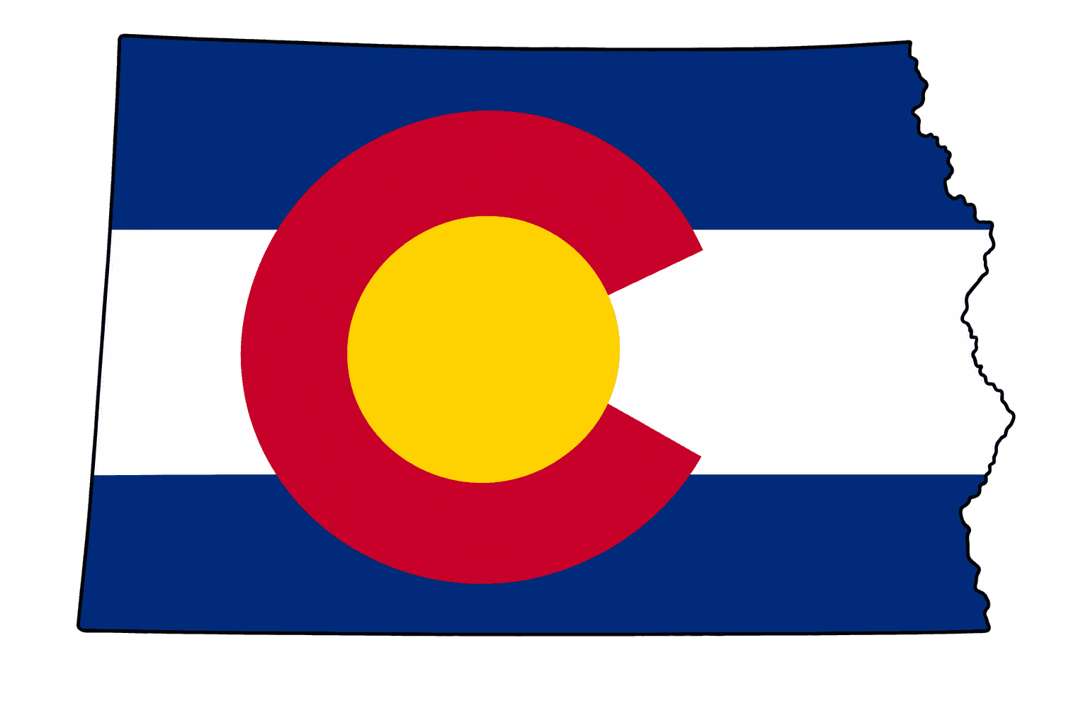 Colorado Map Graphic
