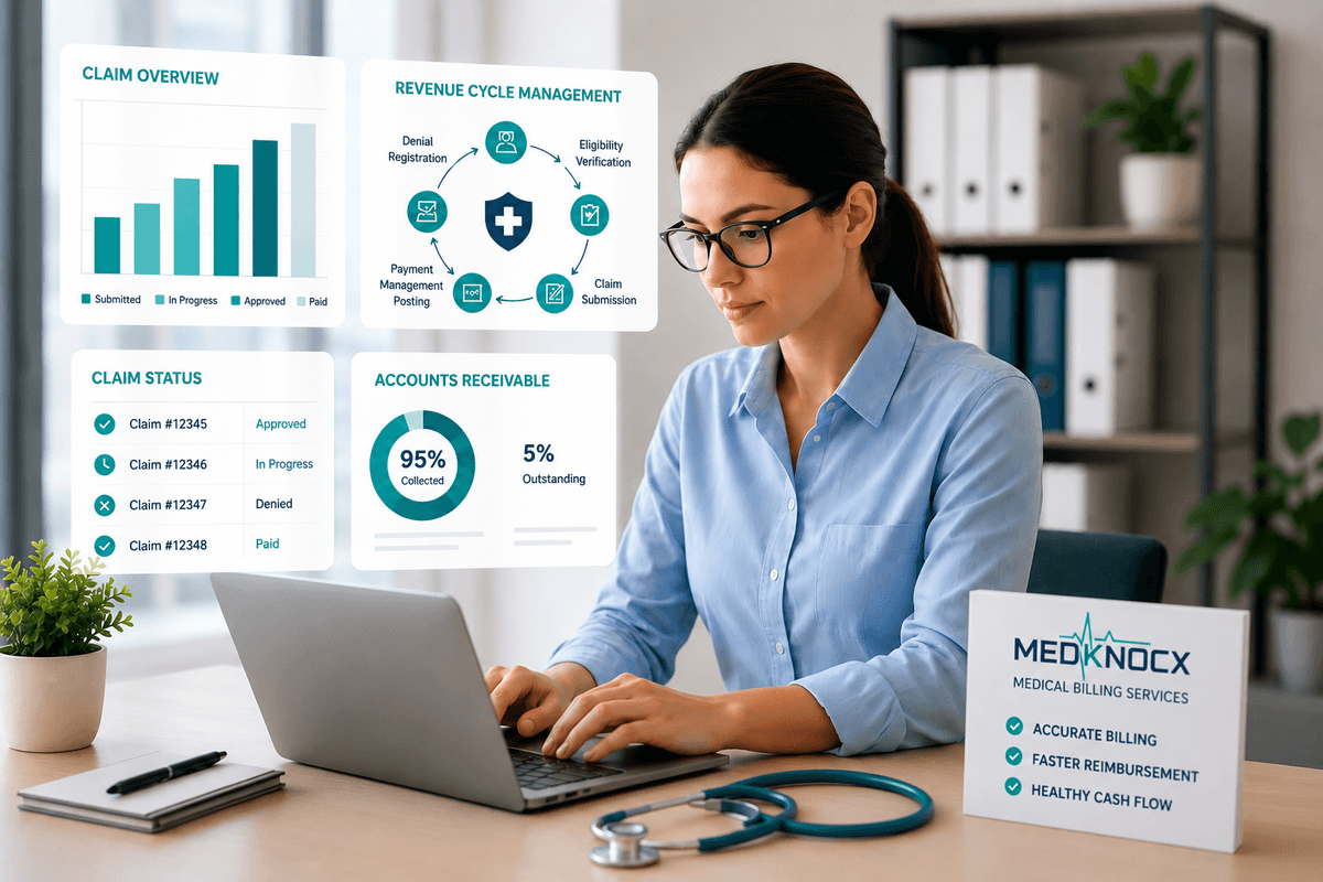 Medical Billing Services - Mediknocx Healthcare Solutions service cover image