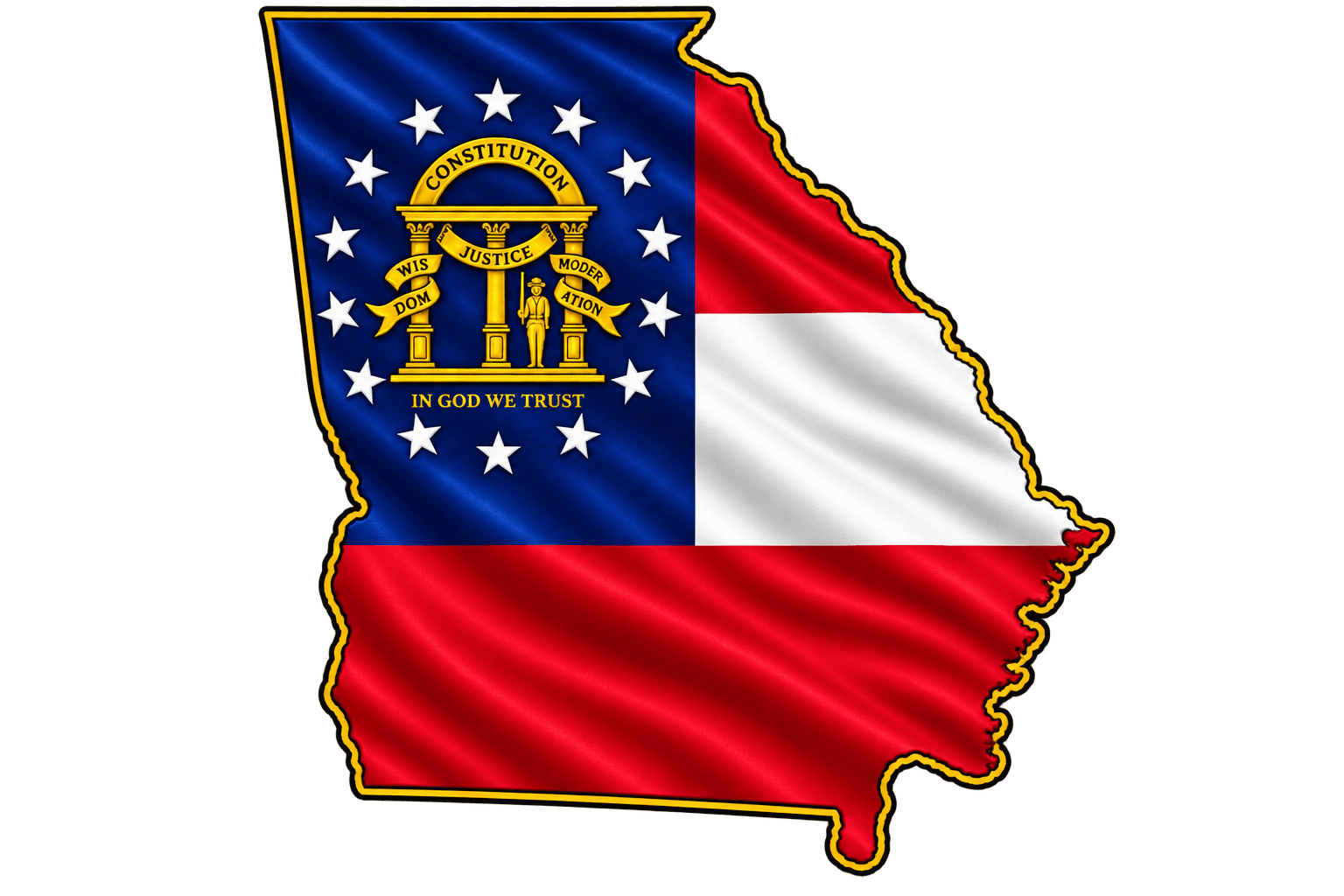 Georgia Map Graphic