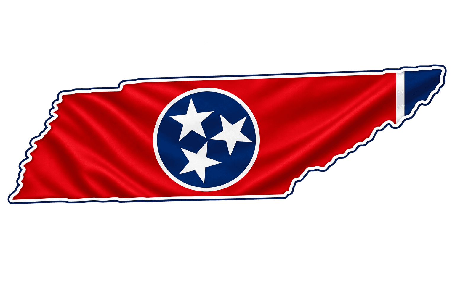 Tennessee Map Graphic